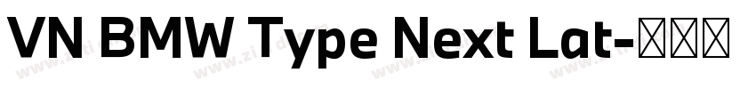 VN BMW Type Next Lat字体转换